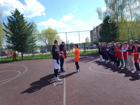 Районные соревнования по баскетболу , посвящённые празднованию 77-летия Великой Победы.